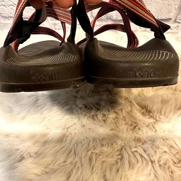 Chaco Z Cloud 2 Red Hiking Sandals Size 10 - Picture 4 of 6